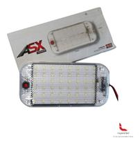 Luminária Lanterna 48led Caminhão 12v 24v Universal C/ Botão
