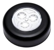 Luminária Lanterna Parede Teto Armário Estante 3 LEDS De Toque Sem Fio - Sunflower