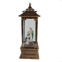 Luminária Lanterna Sagrada Familia Enfeite Natalino Musical 28cm Usb Luminária Lanterna Sagrada Familia Enfeite Natalino Musical 28cm Usb