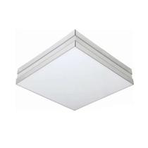 Luminária LED 16W Branco 3000k sobrepor Bilbao 26x26 Tualux