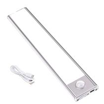 Luminaria LED 3 Tons Sensor Presença Movimento 3 Modos USB Bateria Corredor Sala Quarto Cozinha Armario Iluminaçao Luminaria LED 3 Tons Sensor Presença Movimento 3 Modos USB Bateria Corredor Sala Quarto Cozinha Armario Iluminaçao