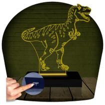 Luminária Led 3D Abajur Dinossauro 2
