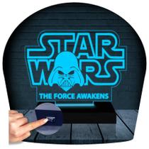 Luminária Led 3D Abajur Star Wars Logo Presente Criativo Decoração