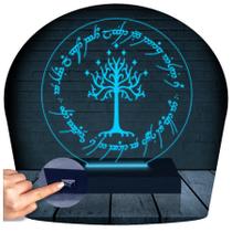 Luminária Led 3d Árvore de Gordon Senhor dos Aneis Abajur Presente Criativo Decoração
