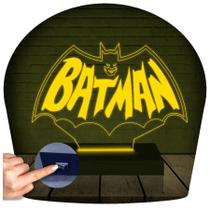 Luminária Led 3D Batman Herói 4