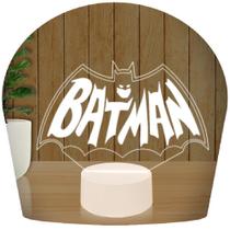 Luminária Led 3D Batman Herói 4