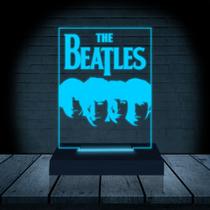 Luminária Led 3D Beatles Abajur Presente Criativo Decoração