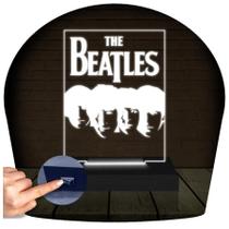 Luminária Led 3D Beatles Rock 2