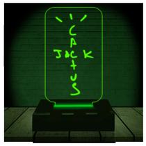 Luminária Led 3d Cactus Jack Abajur