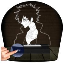 Luminária Led 3D Dabi Boku No Hero Abajur Presente Criativo Decoração