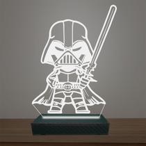 Luminária Led 3d Darth Vader Abajur Luxo - Artelizando