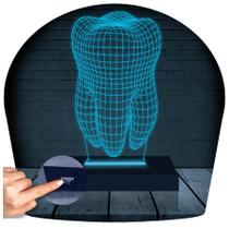 Luminária Led 3D Dente Dentista