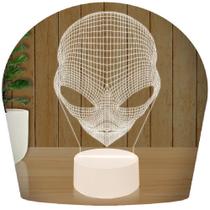 Luminária Led 3d ET Extraterrestre Abajur