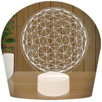 Luminária Led 3D Globo Esfera Abajur 2