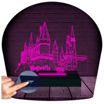 Luminária Led 3d Harry Potter Castelo Hogwarts Abajur - 3D Fantasy