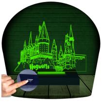 Luminária Led 3d Harry Potter Castelo Hogwarts Abajur