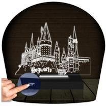 Luminária Led 3d Harry Potter Castelo Hogwarts Abajur Presente Criativo Decoração