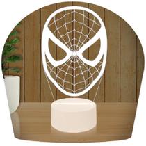 Luminária Led 3d Homem Aranha Marvel Heroi Abajur 7