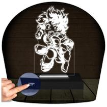 Luminária Led 3D Izuku Boku No Hero Abajur
