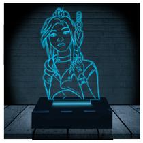 Luminária Led 3d Jett Valorant Abajur