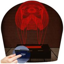 Luminária Led 3D Leão Marinho Abajur