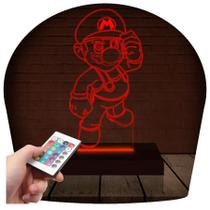 Luminária Led 3D Mario Bros Abajur 2