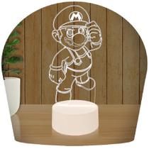 Luminária Led 3D Mario Bros Abajur 2