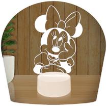 Luminária Led 3d Minnie Mickey Disney Abajur - 3D Fantasy