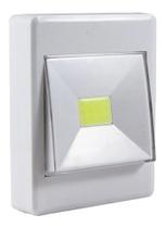 Luminária Led 3w Switch Light Luz Emergência Portátil Pilha - Coisaria