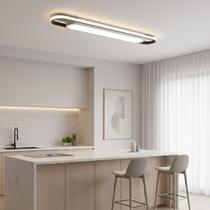 Luminária LED 80cm Sobrepor Tricolor Luz Branca Neutra Amarela Difusor Central e Lateral Bivolt Luminária LED 80cm Sobrepor Tricolor Luz Branca Neutra Amarela Difusor Central e Lateral Bivolt