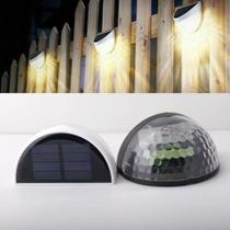 Luminaria led a prova d'agua com energia solar com 6 leds
