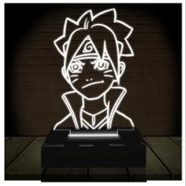 Luminária Led Abajur 3D Boruto Naruto