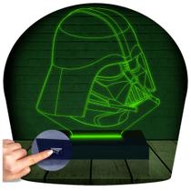 Luminária Led Abajur 3D Darth Vader Star Wars 2