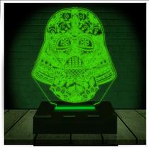 Luminária Led Abajur 3D Darth Vader Star Wars 3