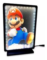 Luminária Led Abajur P/ Quarto Decorativo Mario Bros N64