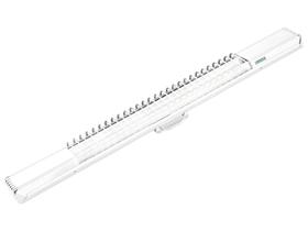 Luminaria Led Aletada Taschibra Tubular 2 X 09,9W Bivolt Branca 69Cm -01 Luminaria Led Aletada Taschibra Tubular 2 X 09,9W Bivolt Branca 69Cm -01
