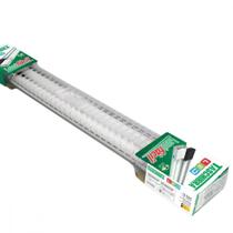 Luminaria Led Aletada Taschibra Tubular 2 X 09,9W Bivolt Branca 69Cm -01