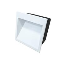 Luminaria led arandela embutida micro borda branca, 3w, 3000k, 127v/220v ip65 Luminaria led arandela embutida micro borda branca, 3w, 3000k, 127v/220v ip65