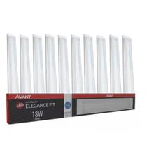 Luminaria Led Avant Elegance Fit Sobrepor 18w Bivolt 10 Uni.