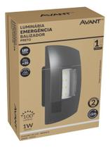 Luminária Led Balizador 1w Luz Emergência 6000k Bivolt Avant