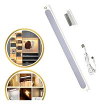 Luminária Led Barra Spot Recarregável S/Fio Cozinha Armário