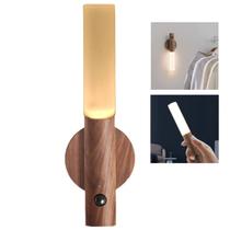 Luminaria LED Bastao Inteligente USB Bateria Recarregavel Sensor Movimento Presença Base Magnetica Luz Noturna Iluminaçao Quarto Sala Corredor Parede Luminaria LED Bastao Inteligente USB Bateria Recarregavel Sensor Movimento Presença Base Magnetica Luz Noturna Iluminaçao Quarto Sala Corredor Parede