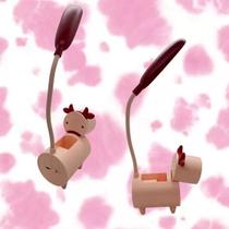 Luminária LED Bichinho Mesa Escritório com Apontador Fofo Luminária LED Bichinho Mesa Escritório com Apontador Fofo