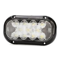 Luminária Led Bivolt Branco Com Base Preta - GF7.225.1CR Luminária Led Bivolt Branco Com Base Preta - GF7.225.1CR