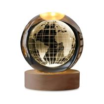 Luminária LED Bola de Cristal Efeito 3D Encantador e Decorativo