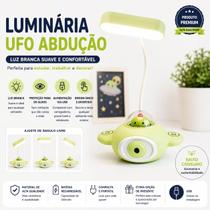 Luminária LED C Apontador Infantil Jacaré Recarregável Flexível Luz de Mesa Decorativa USB Touch