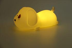 Luminária Led Cachorrinho De Silicone