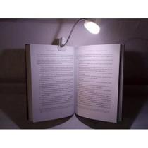 Luminária Led Com Prendedor Clipe Grampo Leitura Noturna