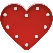 Luminária Led Coração Abajur Luminária Led Coração Abajur