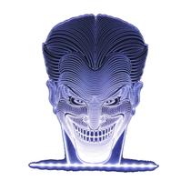 Luminaria LED - Coringa 3D